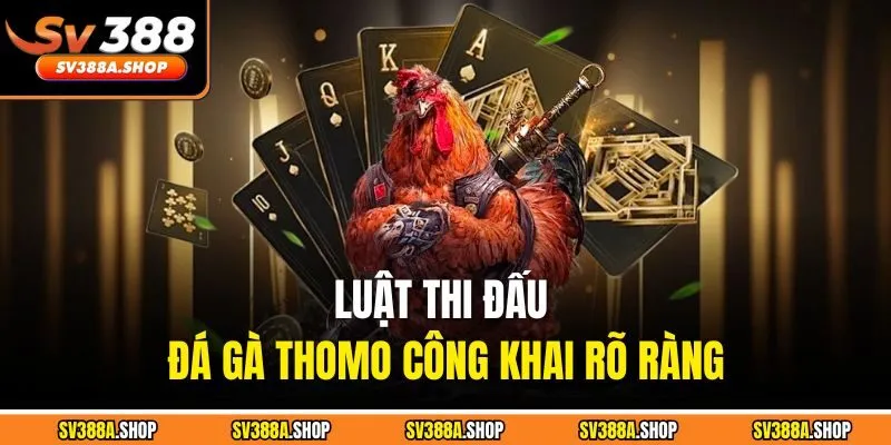 Luật thi đấu đá gà Thomo công khai rõ ràng